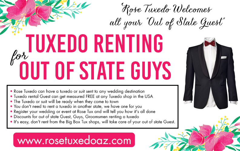 Tuxedo rental for out of state guys