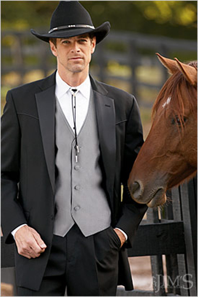 Western hotsell tuxedo vest