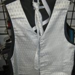 Platinum Leonardo vest and tie