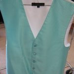 Tiffany blue vest for rent
