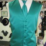 Wedding vest rental at Rose Tuxedo with matching tie
