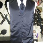 Navy Blue vest and tie