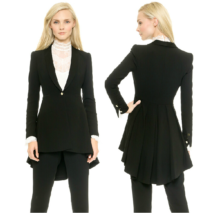 Womens tuxedo jacket hot sale with tails sale