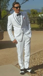 white tuxedo
