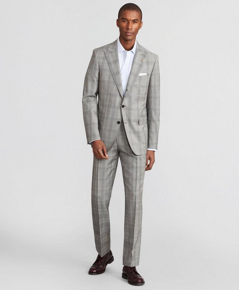 The Brooks Brothers Madison Fit Three-Button Plaid 1818 Suit